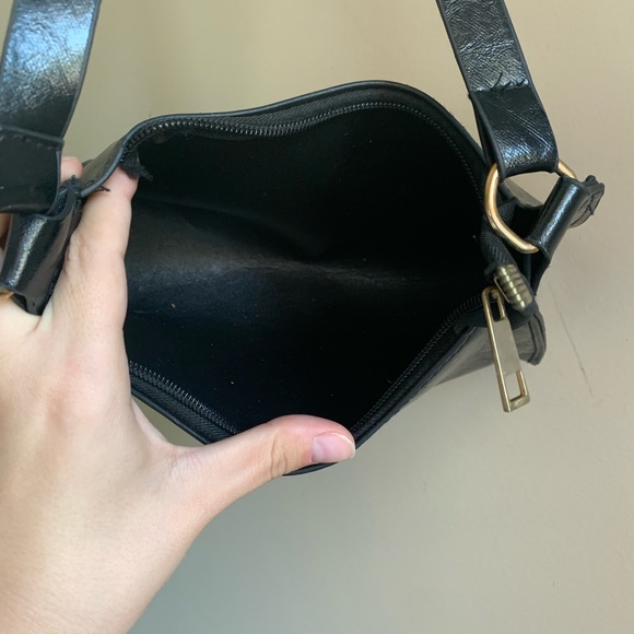Shoulder Bag Black Leather - Picture 2 of 2